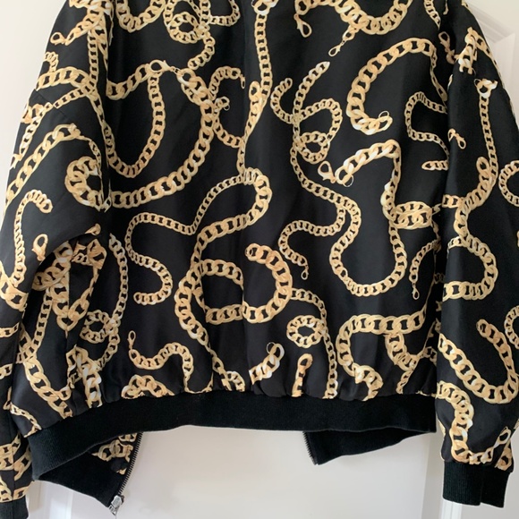 Versace -looking bomber - Picture 3 of 4